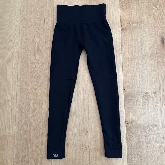 Set Active Leggings High Waist Size S Black - Picture 4 of 4